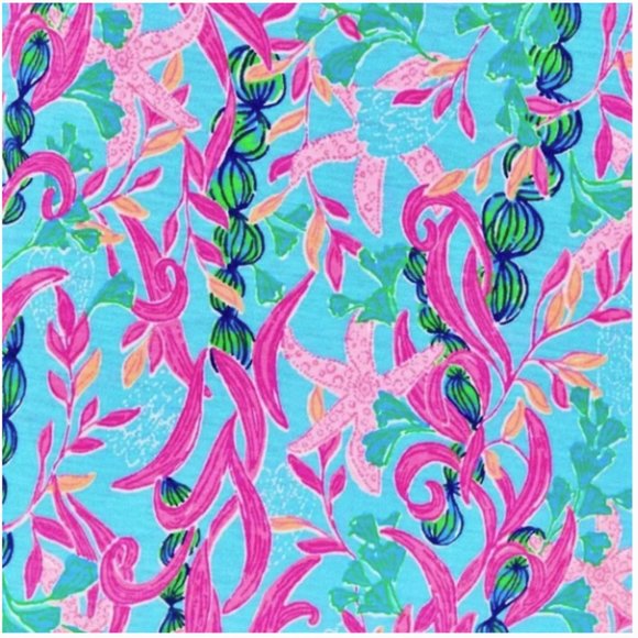 Lilly Pulitzer Luxletic Multi Seaweed Samba UPF 50+ Weekender High-Rise Legging - Picture 3 of 9